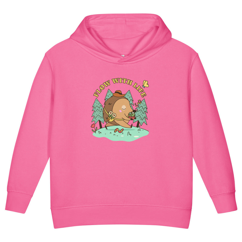 Flow with life | Toddler Pullover Fleece Hoodie | Rabbit Skins 3326