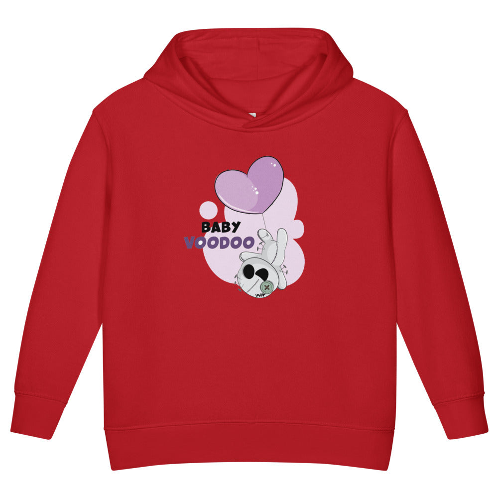Ted heart - Baby voodoo | Toddler Pullover Fleece Hoodie | Rabbit Skins 3326