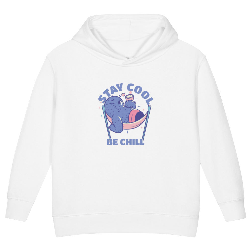Stay cool be chill | Toddler Pullover Fleece Hoodie | Rabbit Skins 3326
