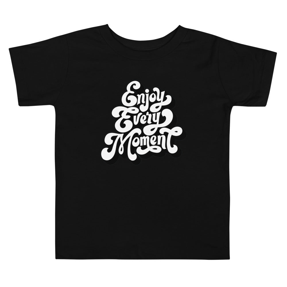 Enjoy every moments white | Toddler Staple Tee | Bella + Canvas 3001T
