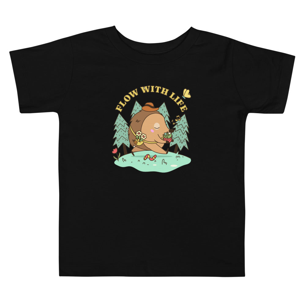 Flow with life | Toddler Staple Tee | Bella + Canvas 3001T