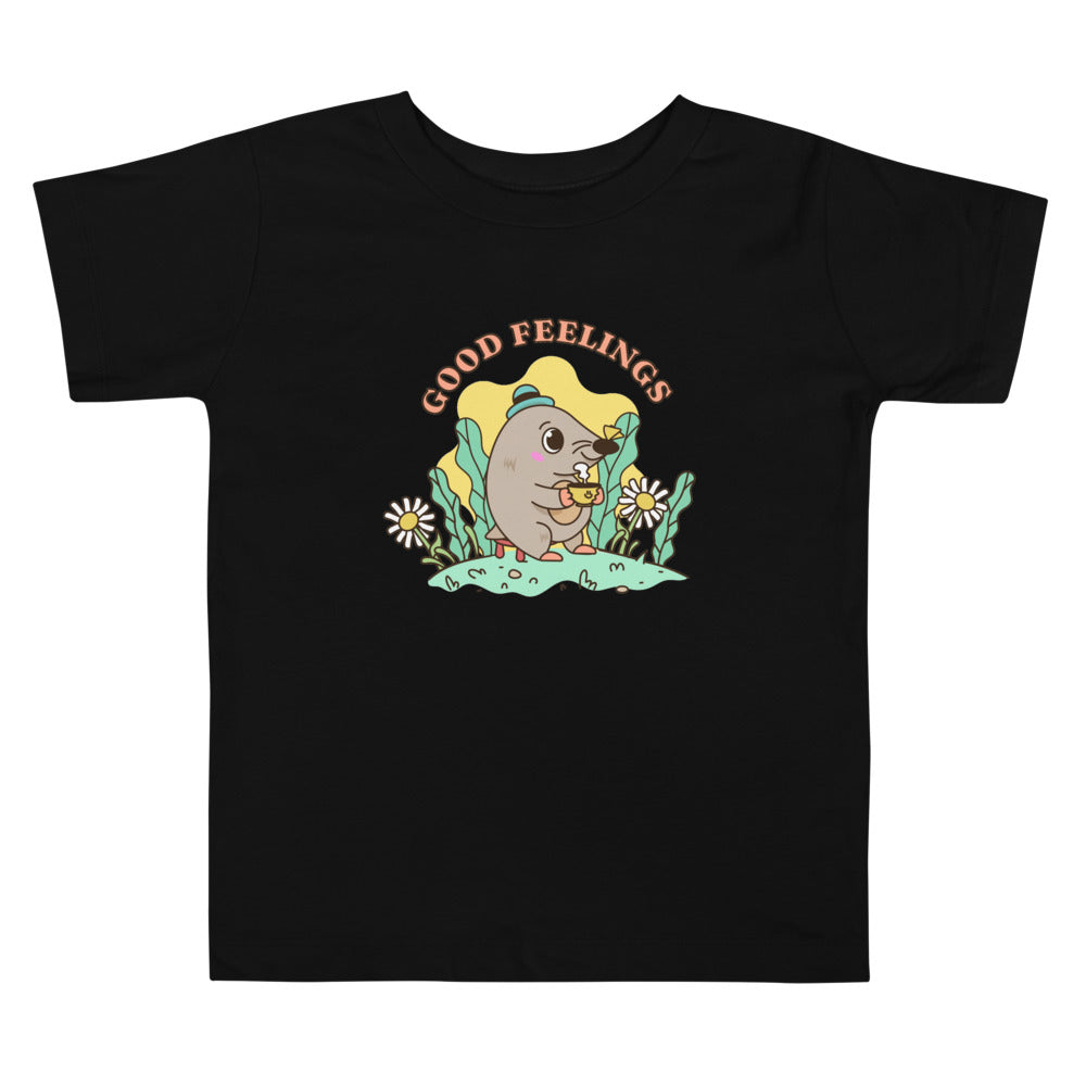 Good feelings | Toddler Staple Tee | Bella + Canvas 3001T