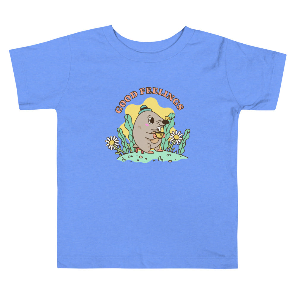 Good feelings | Toddler Staple Tee | Bella + Canvas 3001T