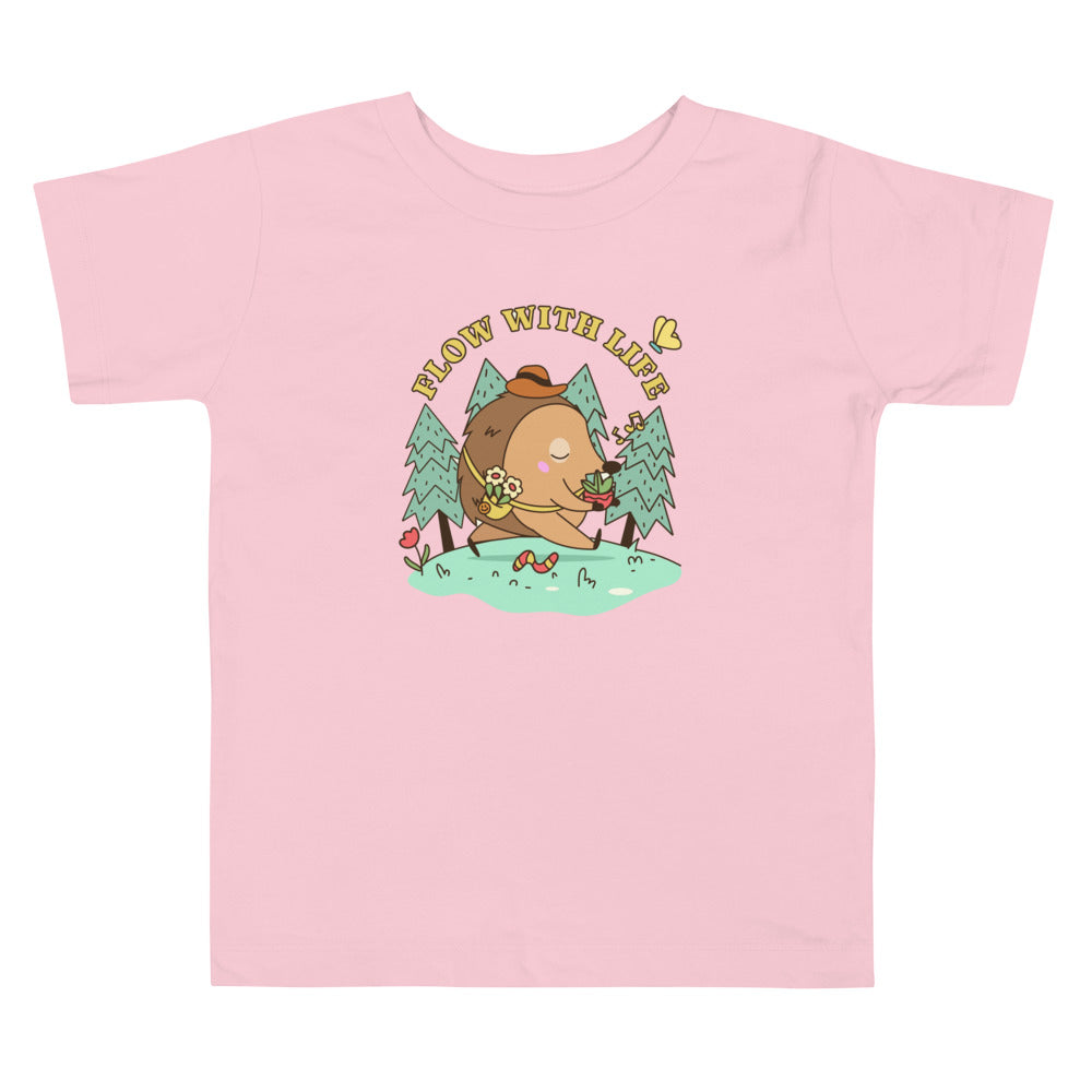 Flow with life | Toddler Staple Tee | Bella + Canvas 3001T