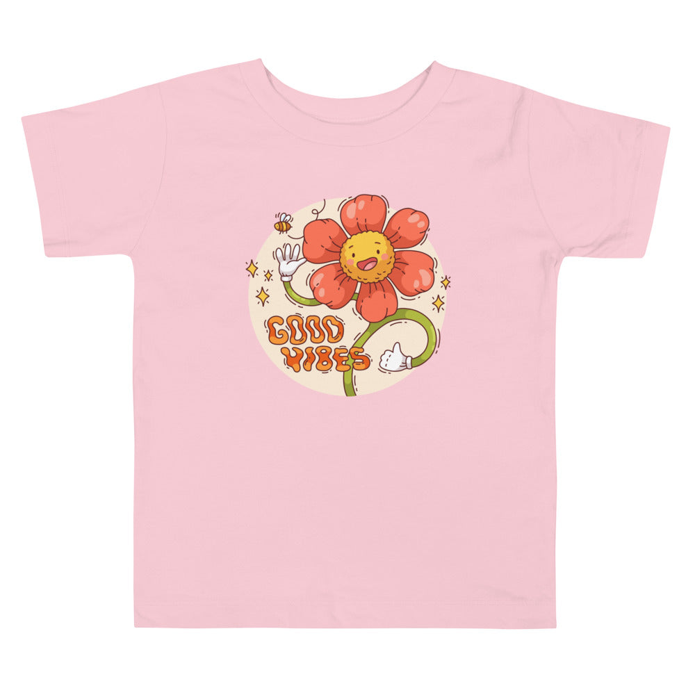 Good vides | Toddler Staple Tee | Bella + Canvas 3001T