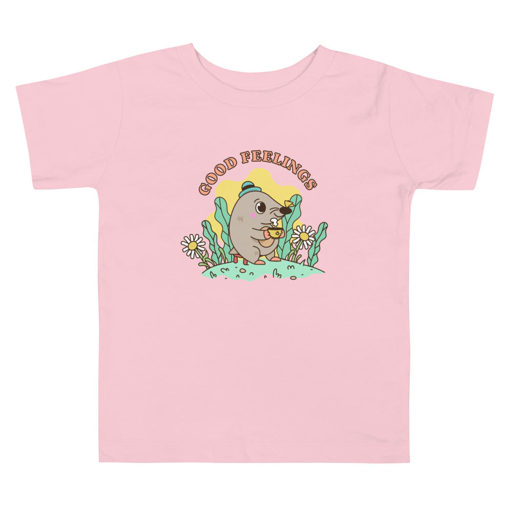 Good feelings | Toddler Staple Tee | Bella + Canvas 3001T