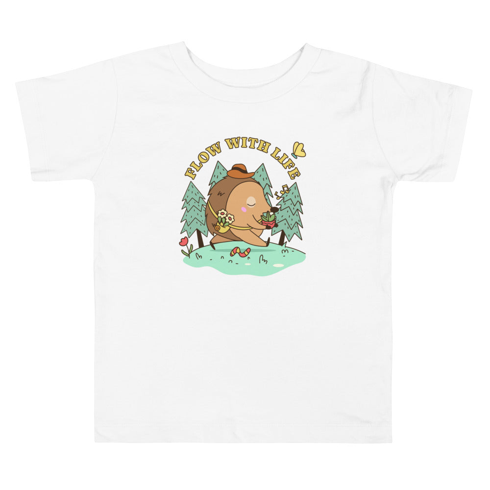 Flow with life | Toddler Staple Tee | Bella + Canvas 3001T