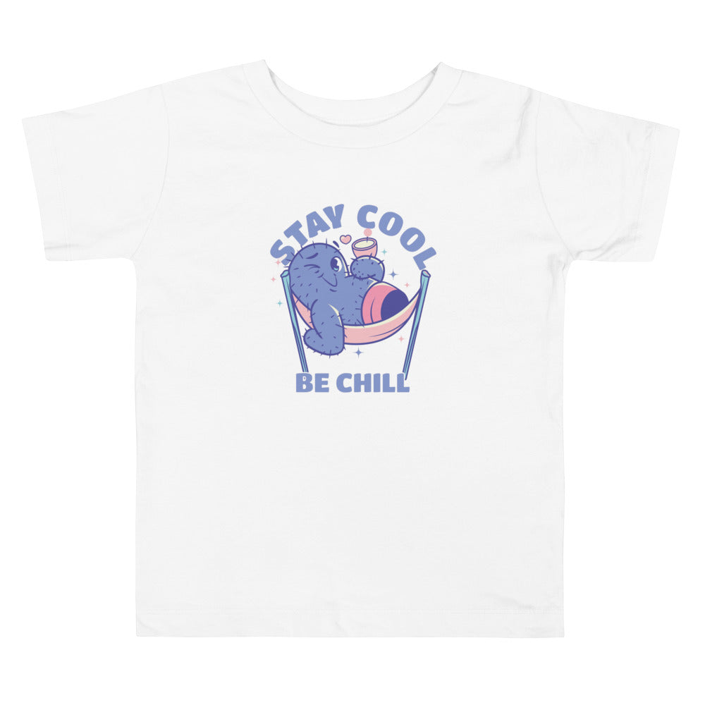 Stay cool be chill | Toddler Staple Tee | Bella + Canvas 3001T