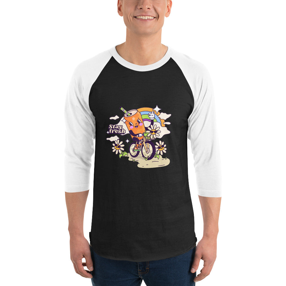Stay fresh | Unisex 3/4 Sleeve Raglan Shirt | Tultex 245