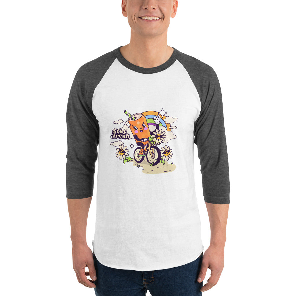 Stay fresh | Unisex 3/4 Sleeve Raglan Shirt | Tultex 245