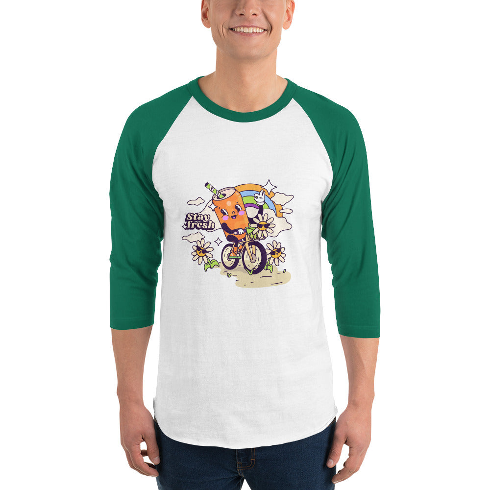 Stay fresh | Unisex 3/4 Sleeve Raglan Shirt | Tultex 245