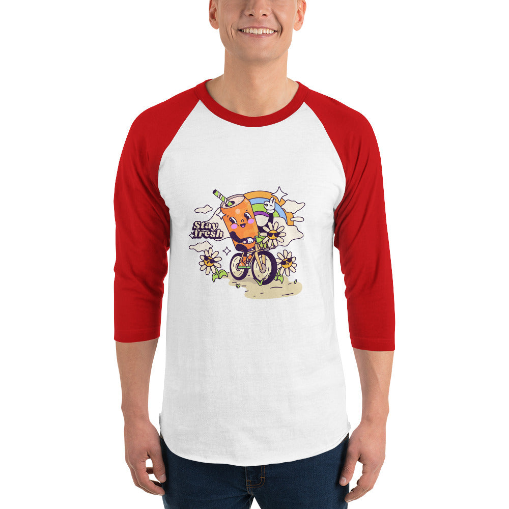 Stay fresh | Unisex 3/4 Sleeve Raglan Shirt | Tultex 245
