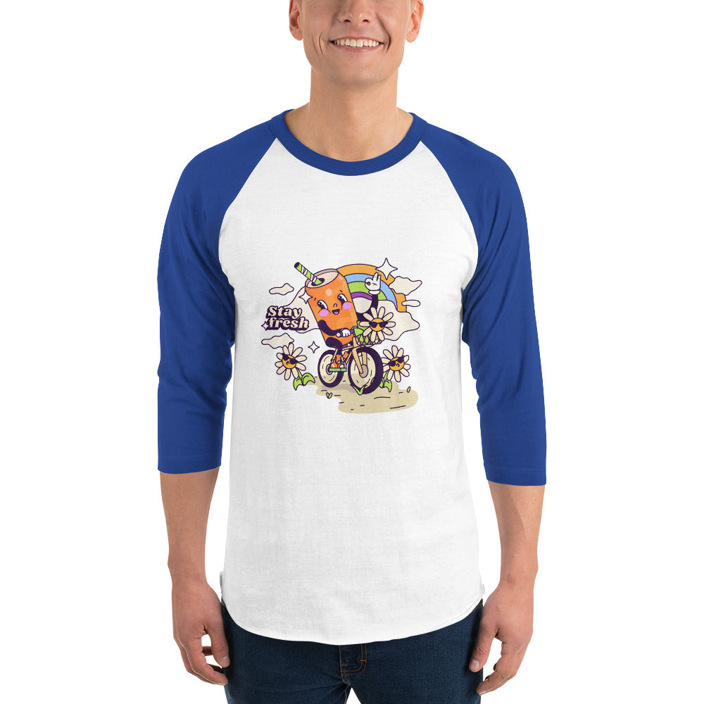 Stay fresh | Unisex 3/4 Sleeve Raglan Shirt | Tultex 245