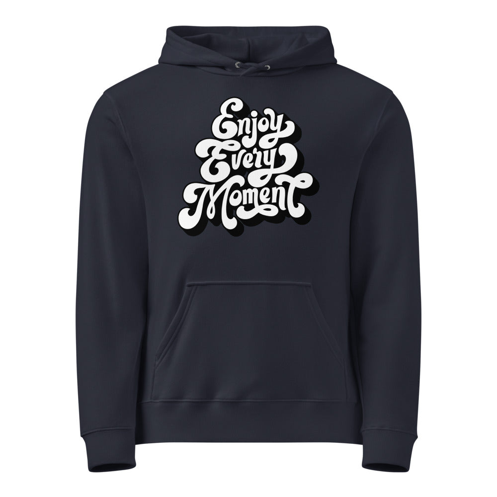 Enjoy every moments white | Unisex Basic Hoodie | Printstar 00216-MLH