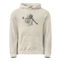 Black & white space travel man | Unisex Basic Hoodie | Printstar 00216-MLH