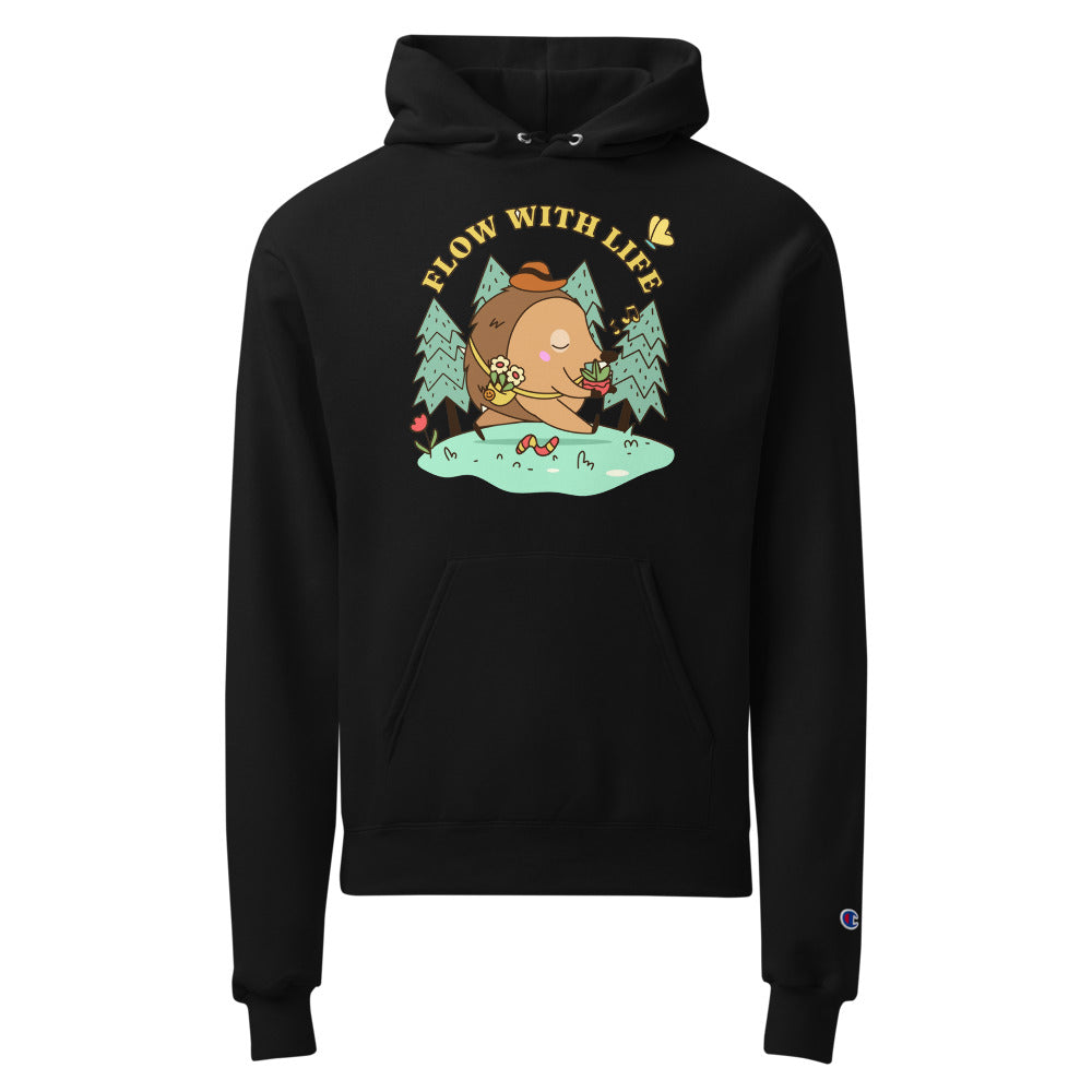 Flow with life | Unisex Champion Powerblend Hoodie | S700
