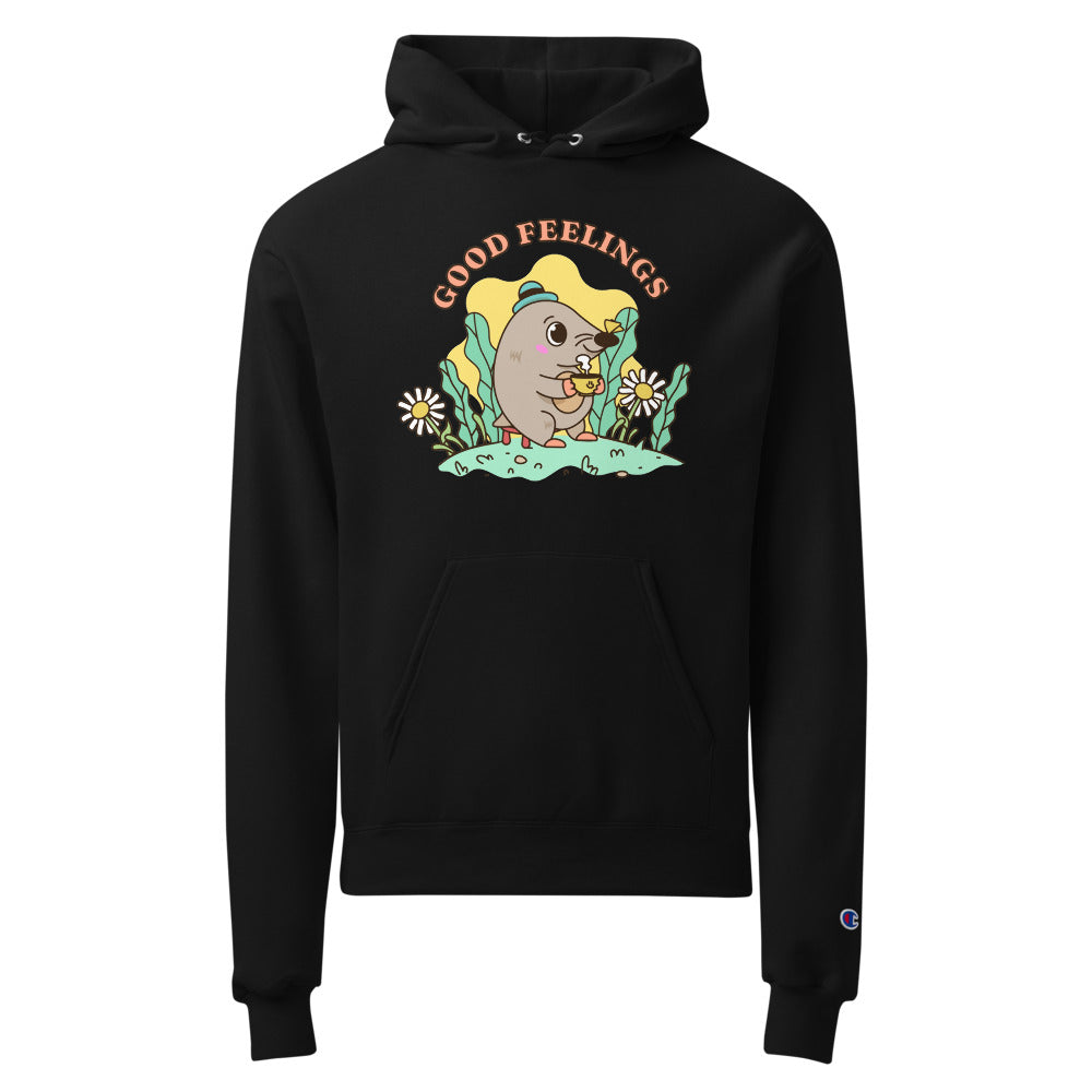 Good feelings | Unisex Champion Powerblend Hoodie | S700