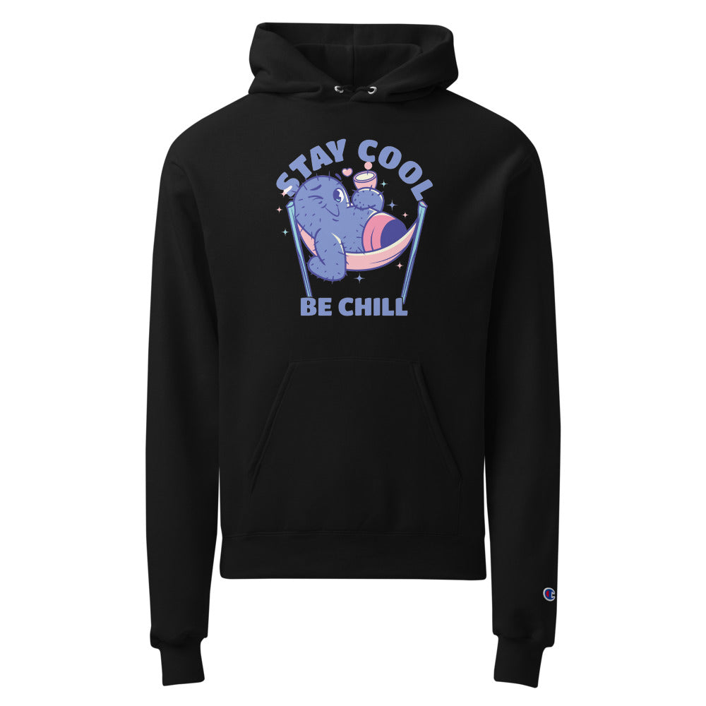 Stay cool be chill | Unisex Champion Powerblend Hoodie | S700