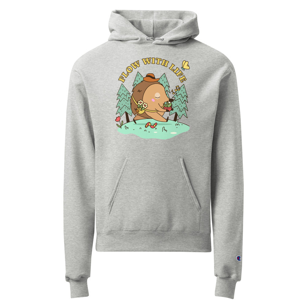 Flow with life | Unisex Champion Powerblend Hoodie | S700