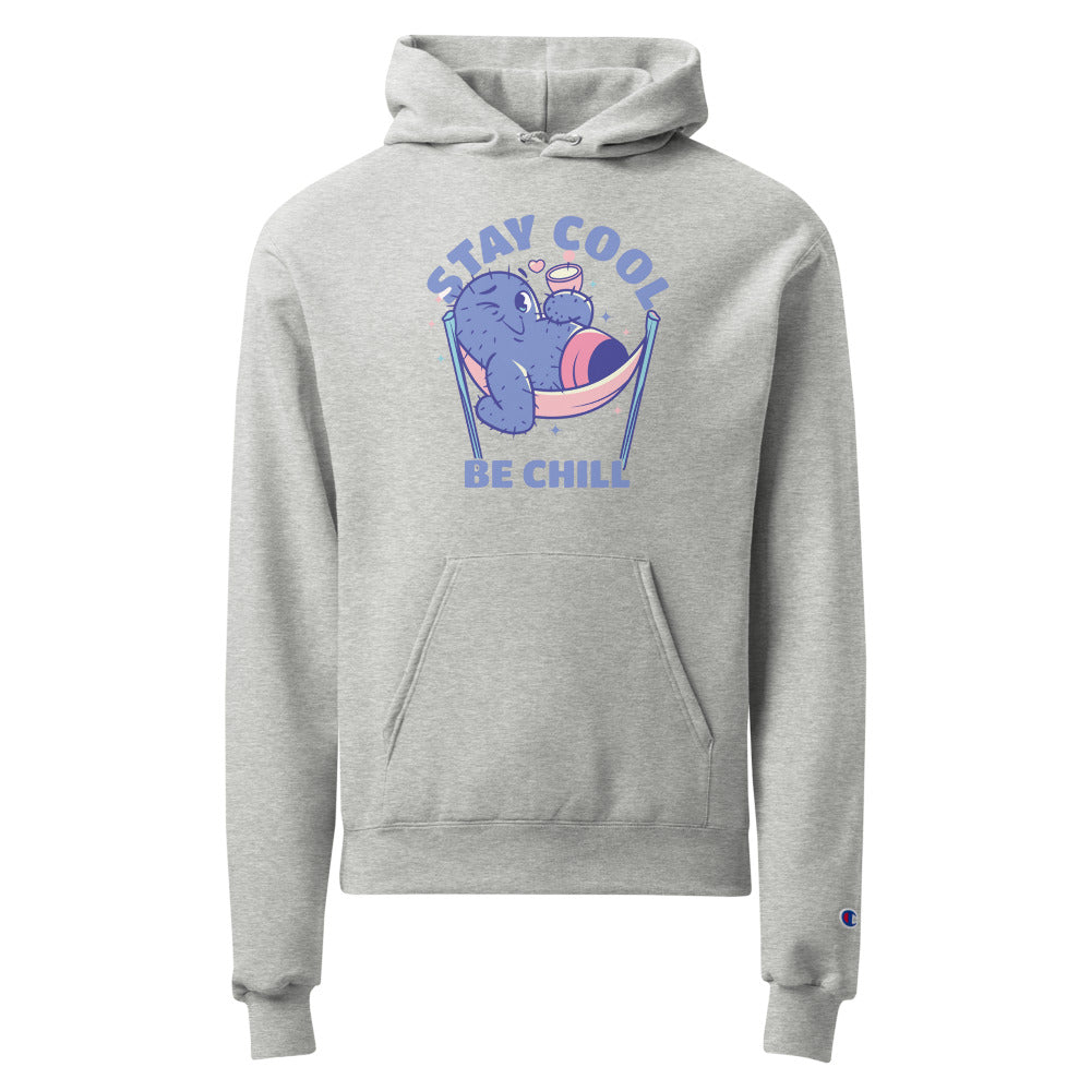 Stay cool be chill | Unisex Champion Powerblend Hoodie | S700