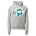 Green rabbit - HIP HIP HOORAAAY | Unisex Champion Powerblend Hoodie | S700