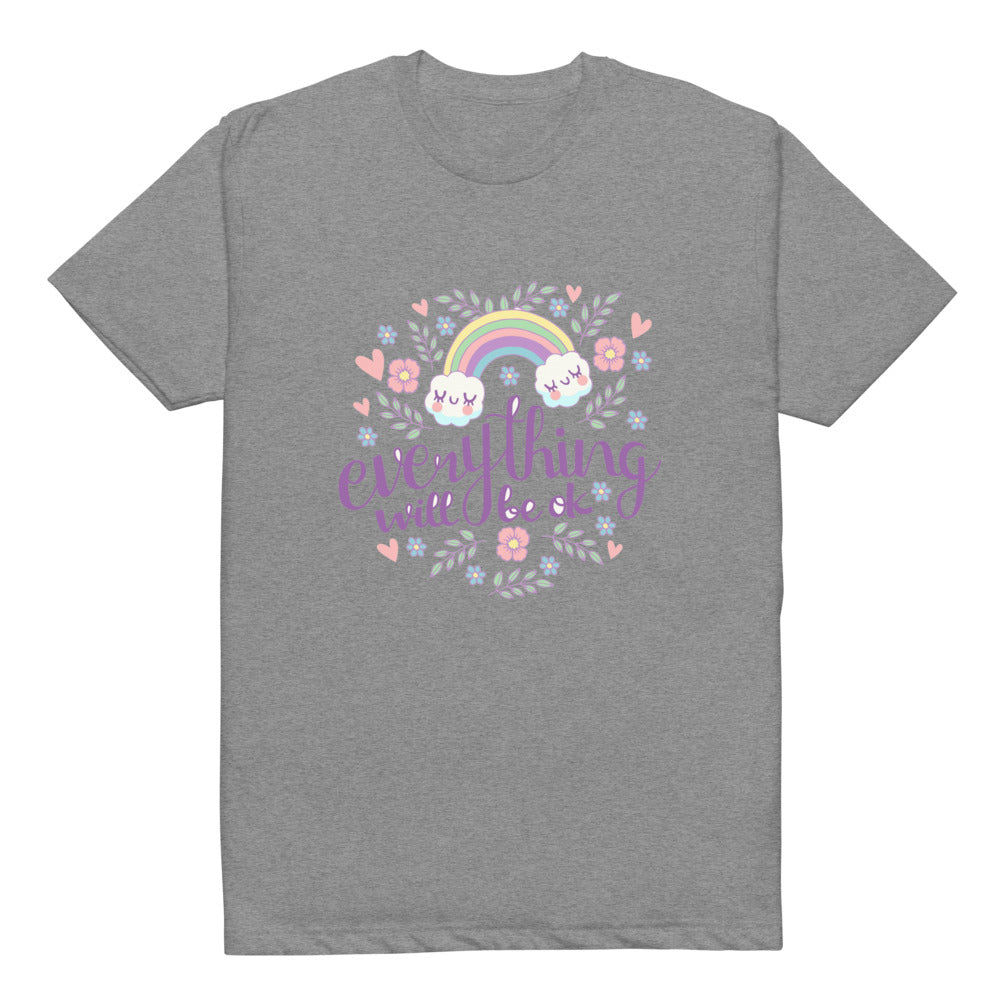 Rainbow - Everything will be ok | Unisex CVC T-shirt | Next Level 6210