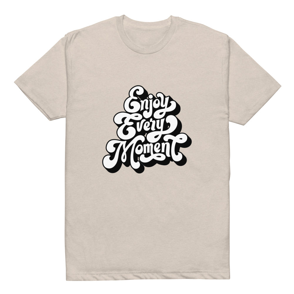 Enjoy every moments white | Unisex CVC T-shirt | Next Level 6210