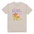 Orange fox - Ẹnoy the day | Unisex CVC T-shirt | Next Level 6210