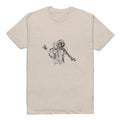 Black & white space travel man | Unisex CVC T-shirt | Next Level 6210