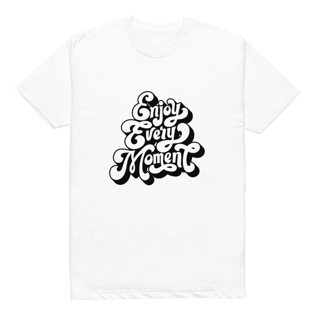 Enjoy every moments white | Unisex CVC T-shirt | Next Level 6210
