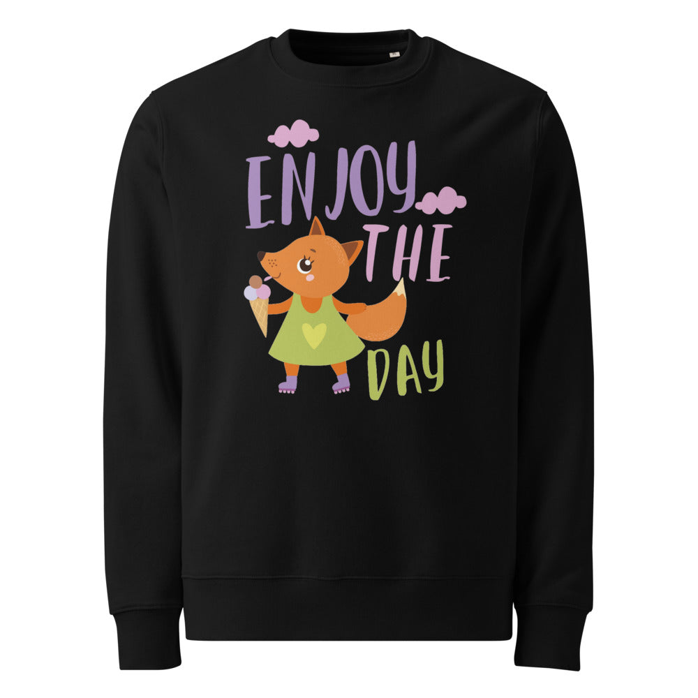 Orange fox - Ẹnoy the day | Unisex Eco Changer 2.0 Sweatshirt | Stanley/Stella STSU178