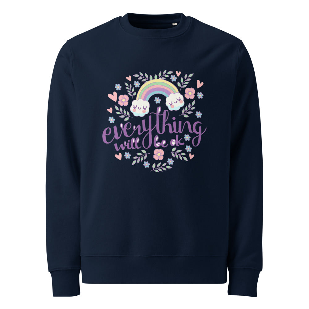 Rainbow - Everything will be ok | Unisex Eco Changer 2.0 Sweatshirt | Stanley/Stella STSU178