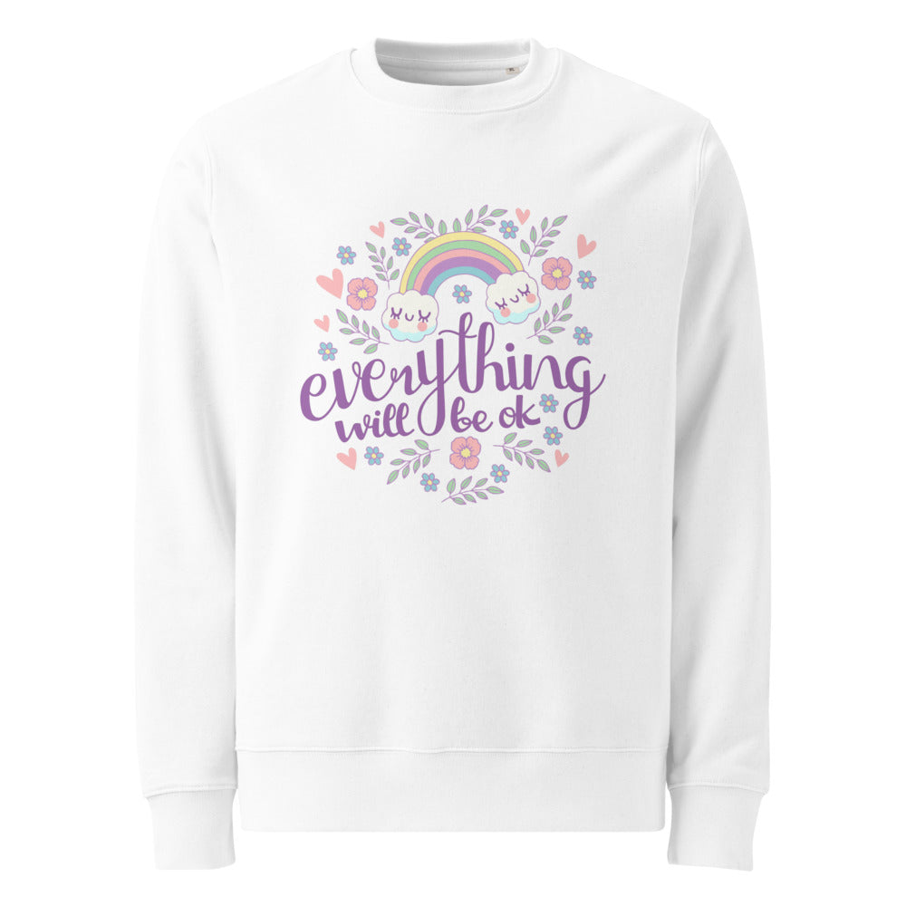 Rainbow - Everything will be ok | Unisex Eco Changer 2.0 Sweatshirt | Stanley/Stella STSU178