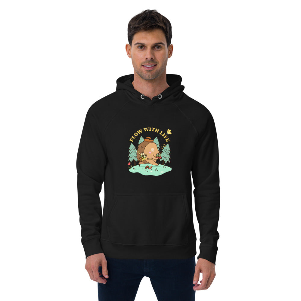 Flow with life | Unisex Eco Raglan Hoodie | SOL'S 03568