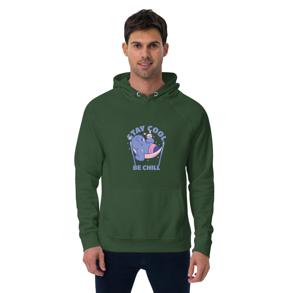 Stay cool be chill | Unisex Eco Raglan Hoodie | SOL'S 03568