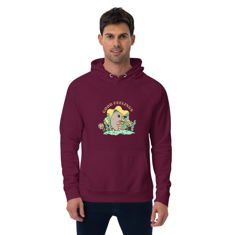 Good feelings | Unisex Eco Raglan Hoodie | SOL'S 03568