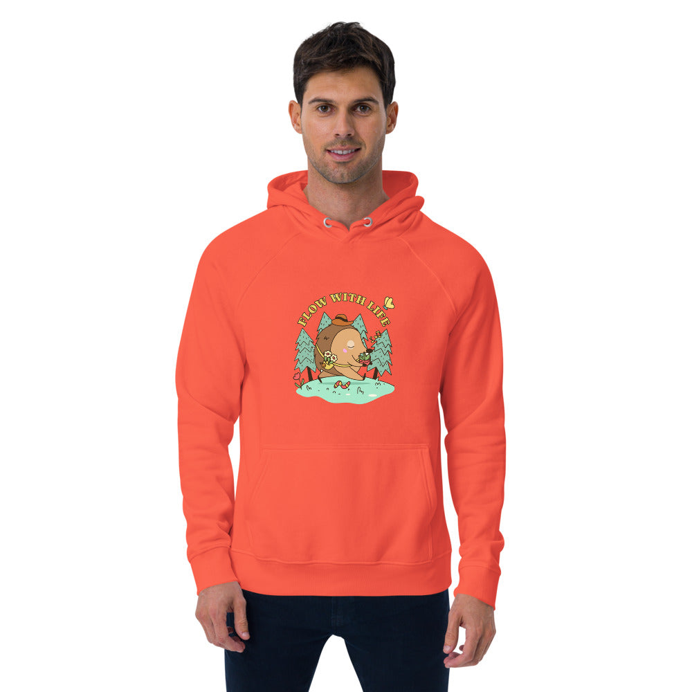 Flow with life | Unisex Eco Raglan Hoodie | SOL'S 03568