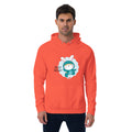 Green rabbit - HIP HIP HOORAAAY | Unisex Eco Raglan Hoodie | SOL'S 03568