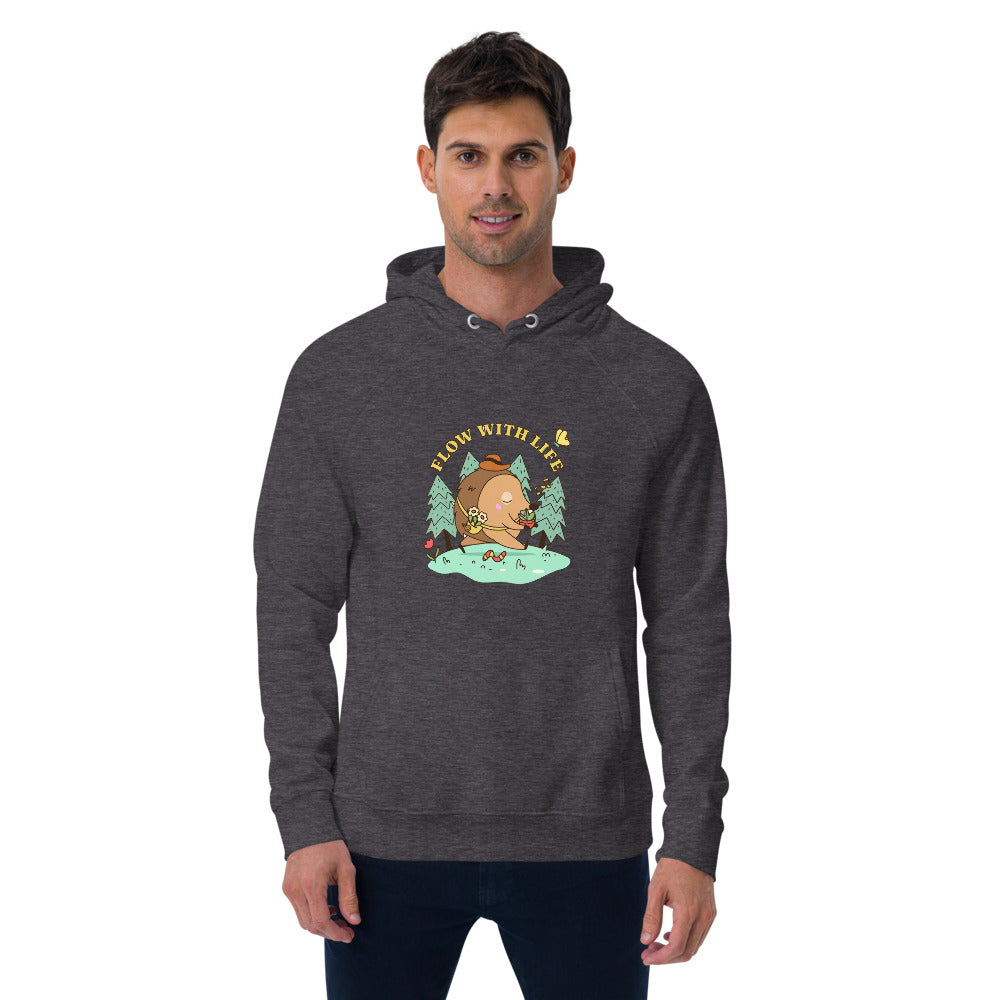 Flow with life | Unisex Eco Raglan Hoodie | SOL'S 03568