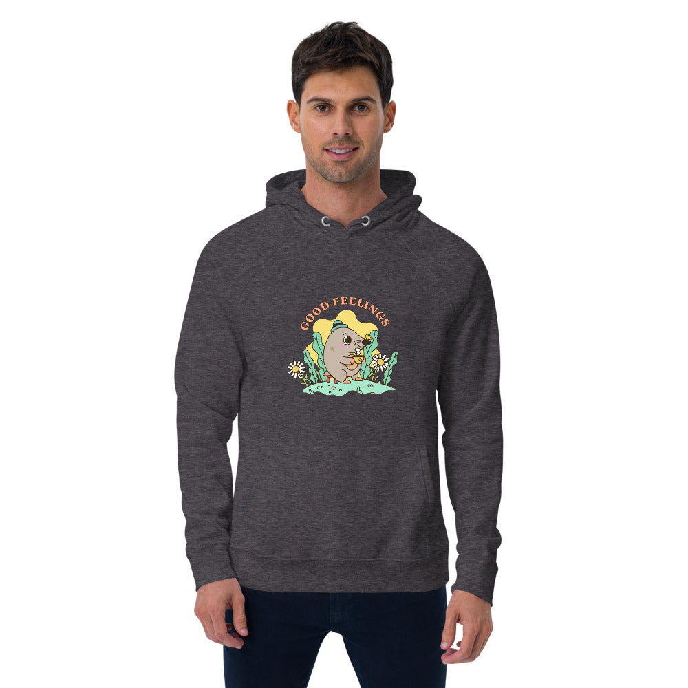 Good feelings | Unisex Eco Raglan Hoodie | SOL'S 03568