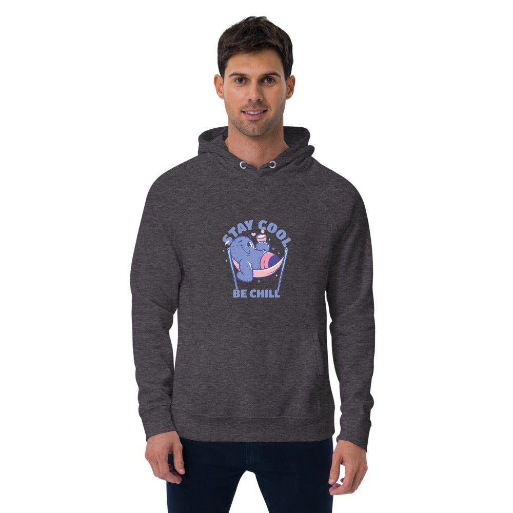 Stay cool be chill | Unisex Eco Raglan Hoodie | SOL'S 03568