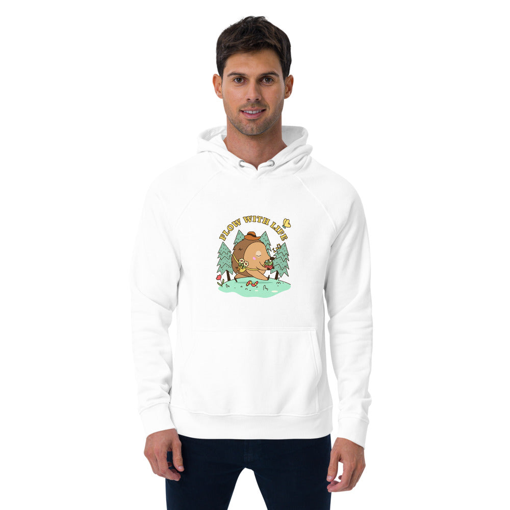 Flow with life | Unisex Eco Raglan Hoodie | SOL'S 03568