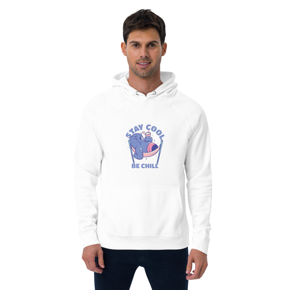 Stay cool be chill | Unisex Eco Raglan Hoodie | SOL'S 03568