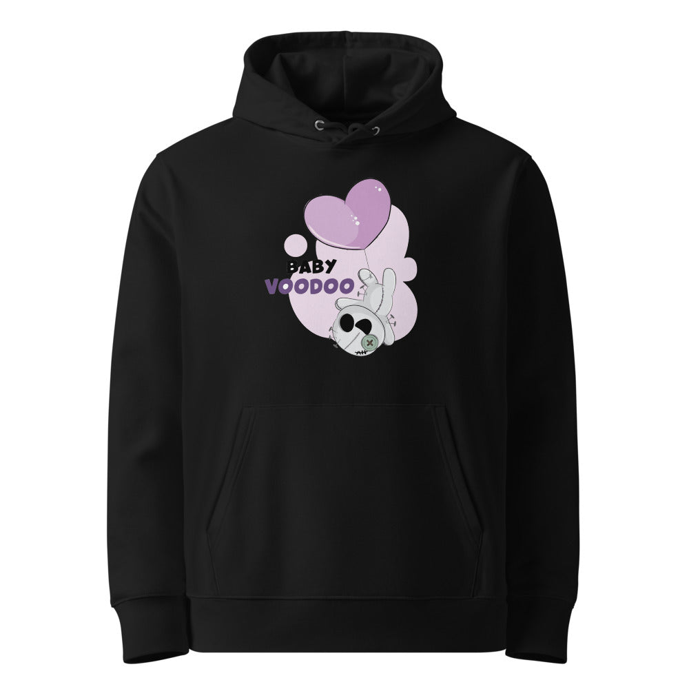 Ted heart - Baby voodoo | Unisex Essential Organic Cruiser 2.0 Hoodie | Stanley/Stella SASU003