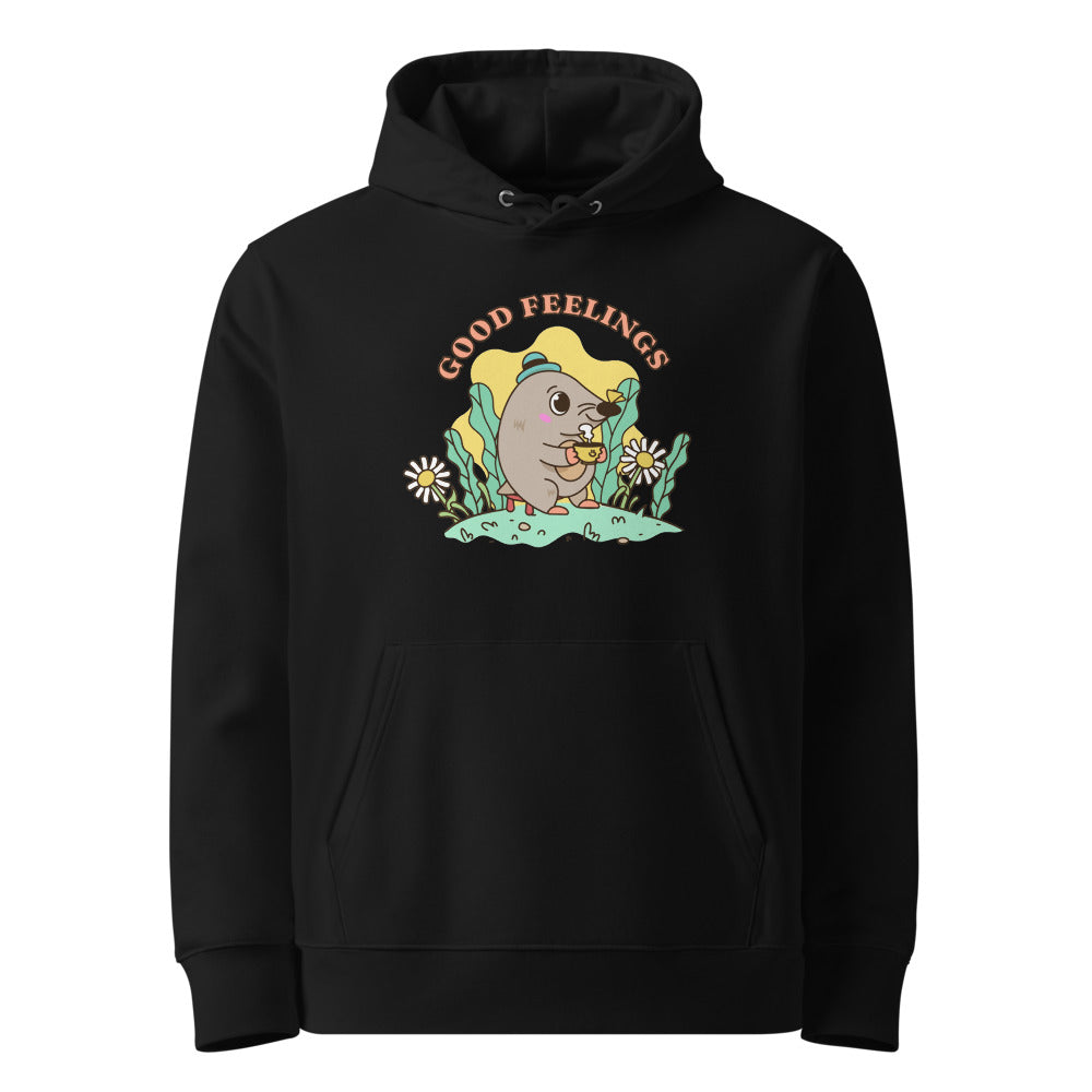 Good feelings | Unisex Essential Organic Cruiser 2.0 Hoodie | Stanley/Stella SASU003