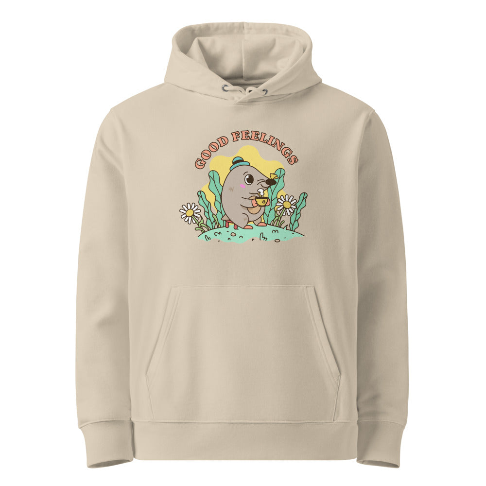 Good feelings | Unisex Essential Organic Cruiser 2.0 Hoodie | Stanley/Stella SASU003