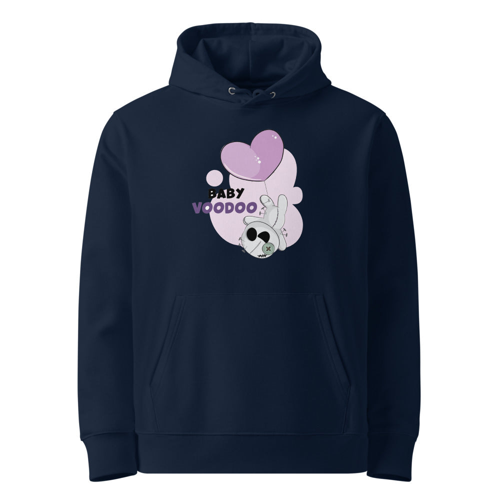 Ted heart - Baby voodoo | Unisex Essential Organic Cruiser 2.0 Hoodie | Stanley/Stella SASU003