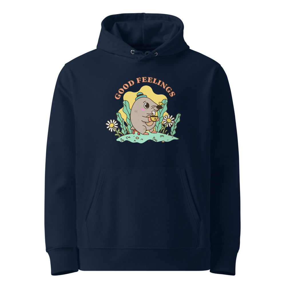 Good feelings | Unisex Essential Organic Cruiser 2.0 Hoodie | Stanley/Stella SASU003