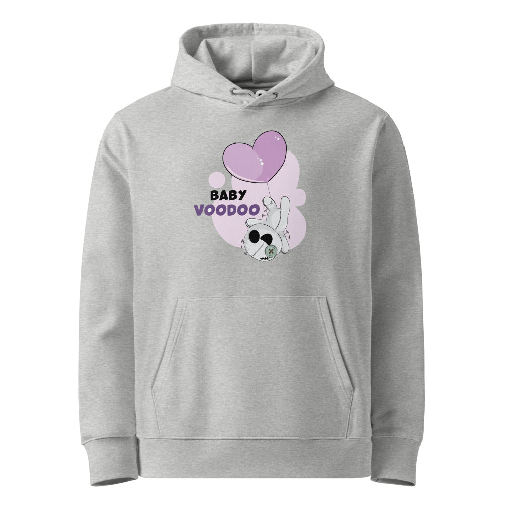Ted heart - Baby voodoo | Unisex Essential Organic Cruiser 2.0 Hoodie | Stanley/Stella SASU003