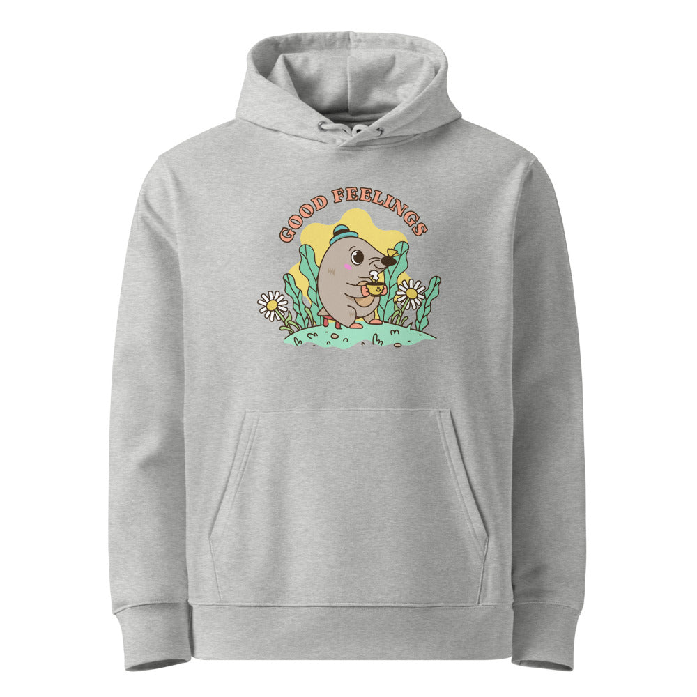 Good feelings | Unisex Essential Organic Cruiser 2.0 Hoodie | Stanley/Stella SASU003